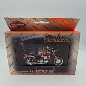 Harley Davidson Ltd Edition Two Deck Playing Cards Collector 1999 Tin